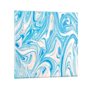 Impression sur verre - Image sur verre - Bassin turquoise - 50x50 cm