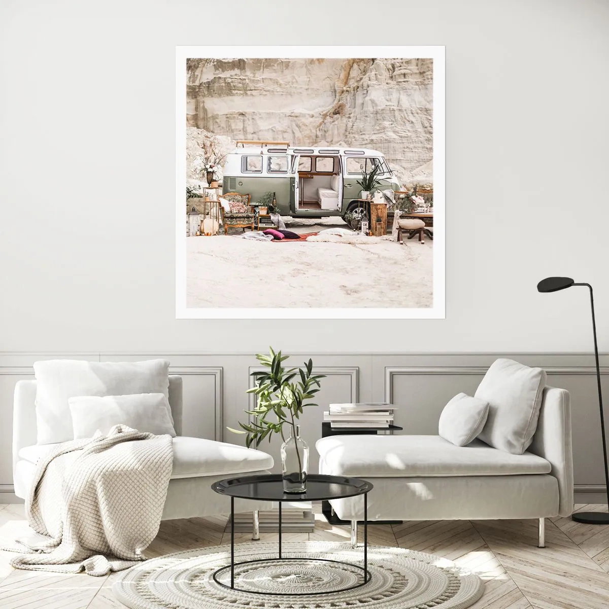 Affiche - Poster - Il est temps de commencer le voyage - 50x50 cm