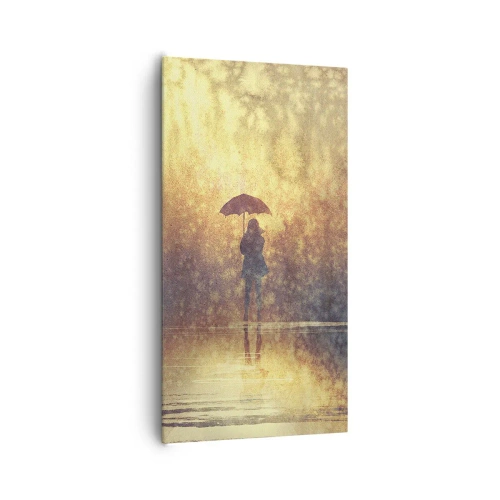 Impression sur toile - Image sur toile - Je sens que quelqu'un me regarde - 65x120 cm