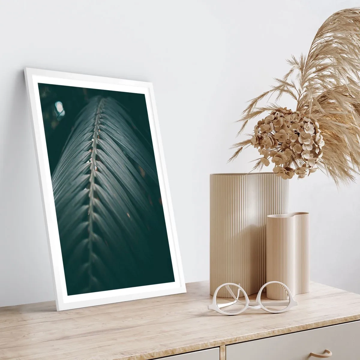 Affiche dans un cadre blanc - Poster - Précision de la nature - 70x100 cm