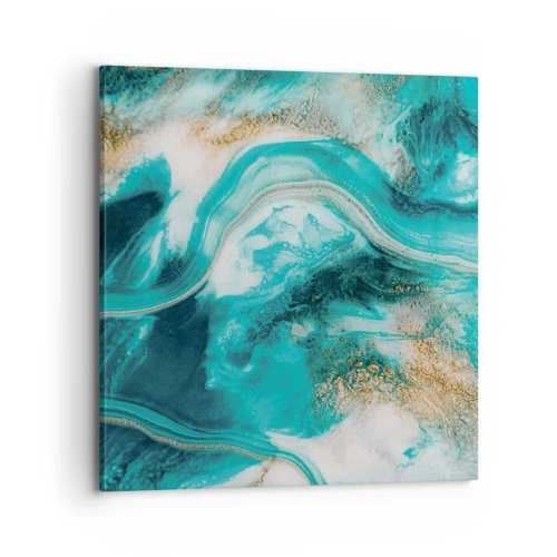 Impression sur toile - Image sur toile - Rivière d'or - 70x70 cm