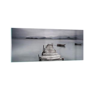 Impression sur verre - Image sur verre - Tu peux partir demain - 100x40 cm