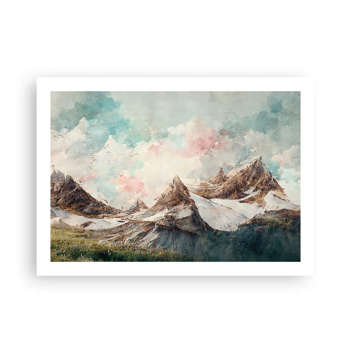 Affiche - Poster - Lames de roche - 70x50 cm