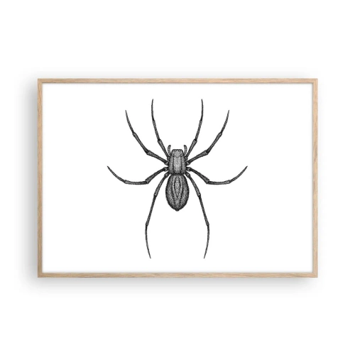 Affiche dans un chêne clair - Poster - Une précision troublante - 100x70 cm