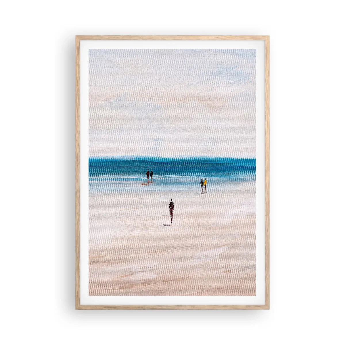 Affiche dans un chêne clair - Poster - Un besoin naturel - 70x100 cm