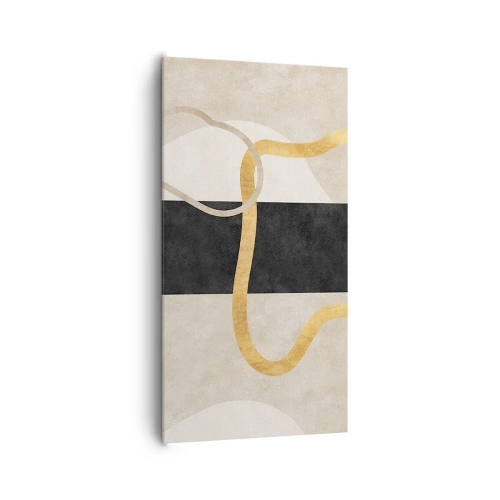 Impression sur toile - Image sur toile - Formes emmellées - 65x120 cm