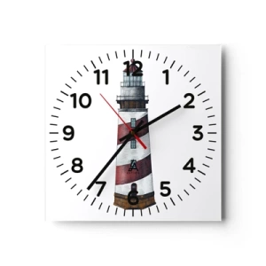 Horloge murale - Pendule murale - Toujours sur ses gardes - 40x40 cm