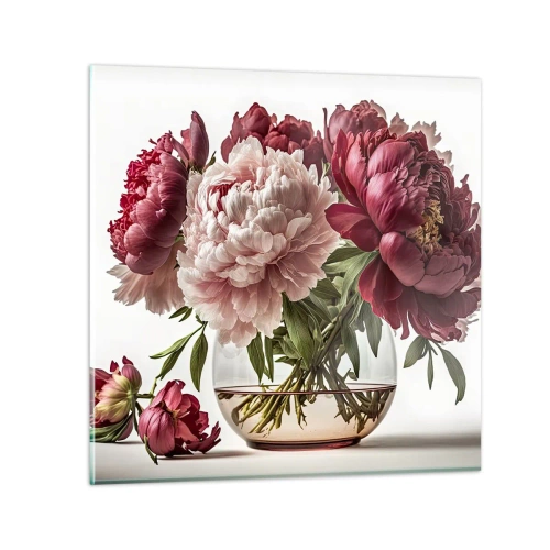 Impression sur verre - Image sur verre - En pleine floraison de beauté - 30x30 cm