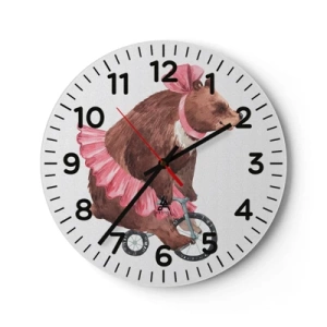Horloge murale - Pendule murale - Quel cirque ! - 30x30 cm