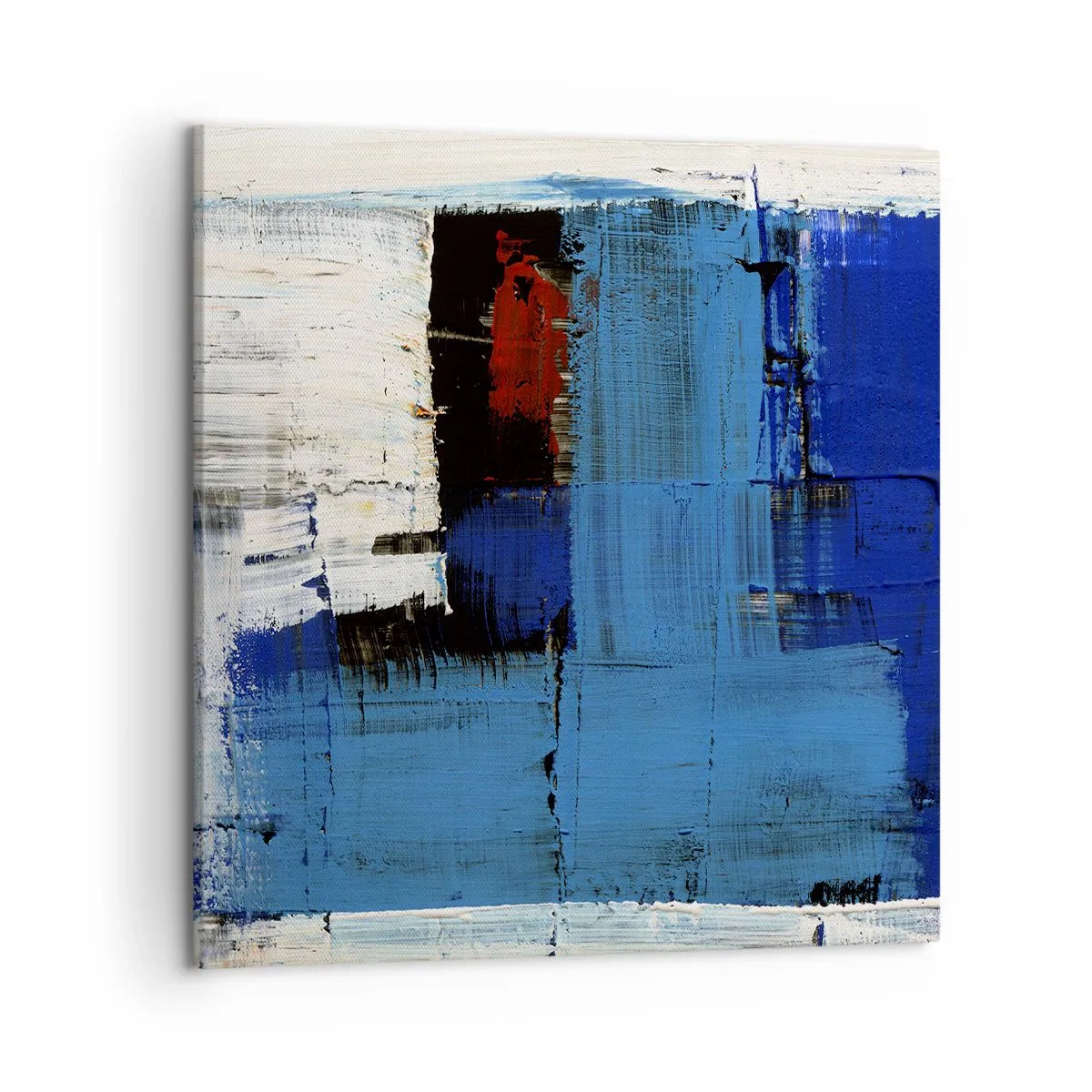 Impression sur toile - Image sur toile - Secret de bleu - 50x50 cm