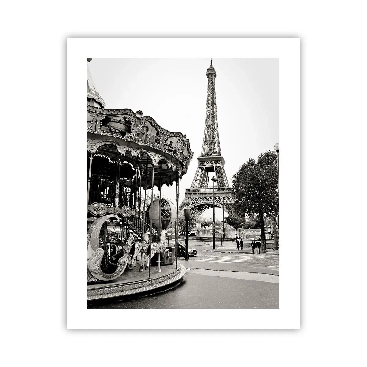 Affiche - Poster - Aussi amusant, ce n'est qu'à Paris - 40x50 cm