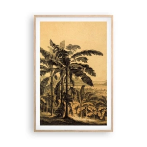 Affiche dans un chêne clair - Poster - Dans un climat colonial - 61x91 cm