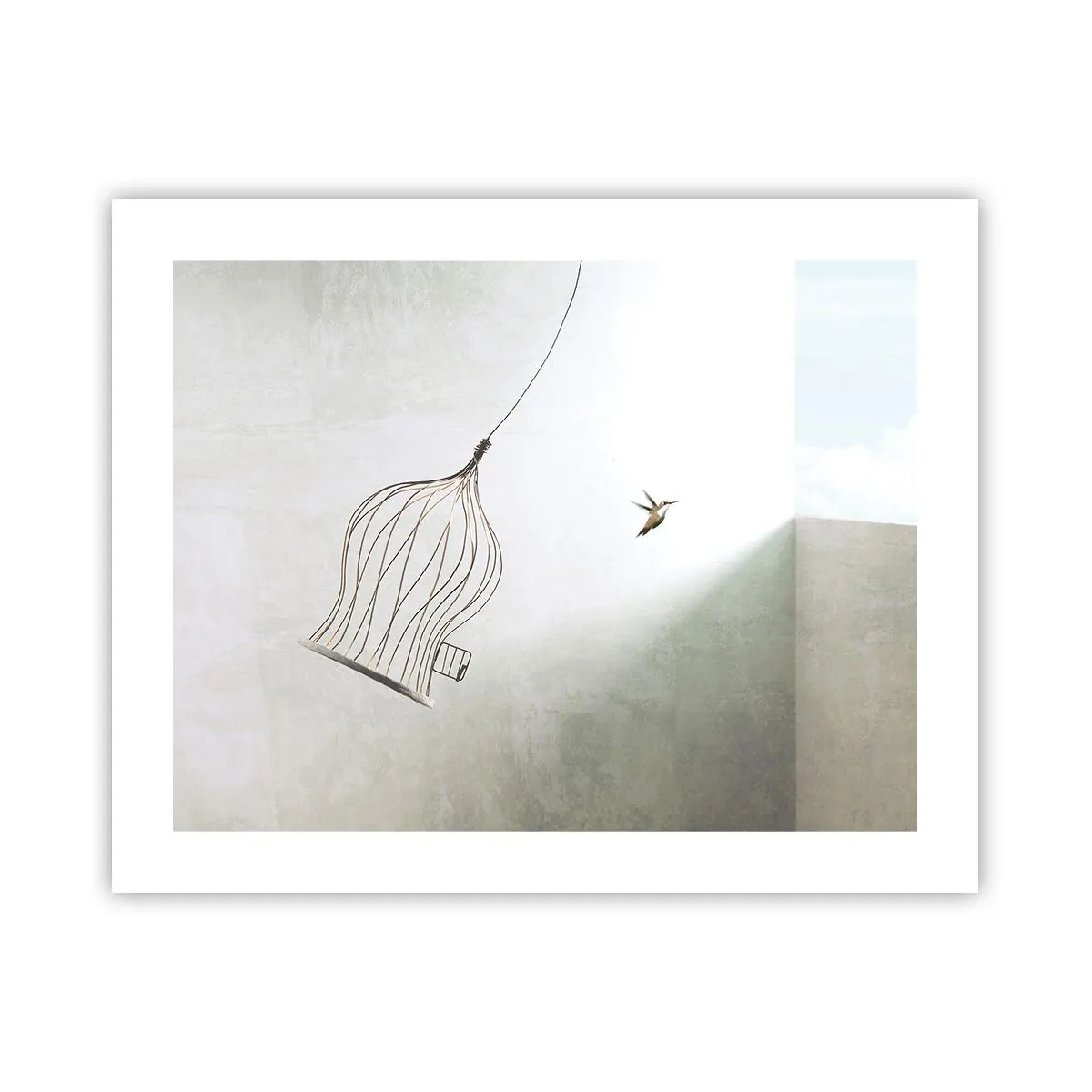 Affiche - Poster - Dans son élément - 50x40 cm