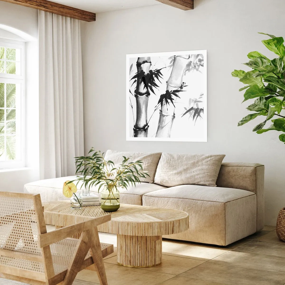 Affiche - Poster - Gros plan sur l'orient - 60x60 cm