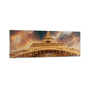 Impression sur verre - Image sur verre - Comment l'humanité a atteint le ciel - 90x30 cm