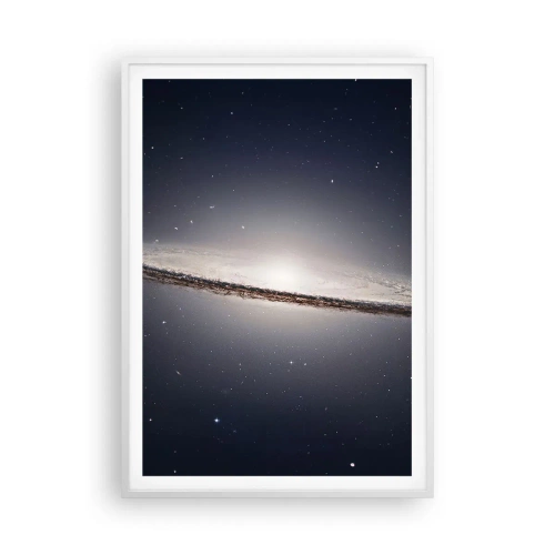 Affiche dans un cadre blanc - Poster - Il y a bien longtemps, dans une galaxie très lointaine… - 70x100 cm