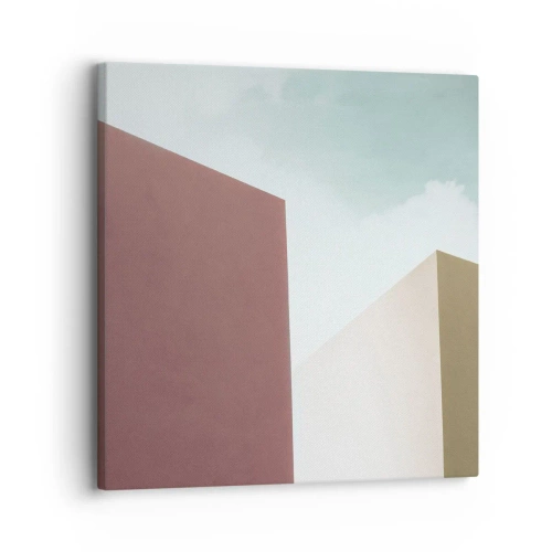 Impression sur toile - Image sur toile - La géométrie d'un été ensoleillé - 30x30 cm