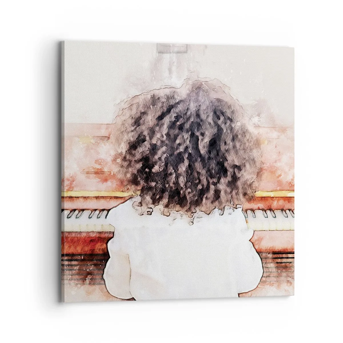 Impression sur toile - Image sur toile - Dans un nouveau monde - 70x70 cm