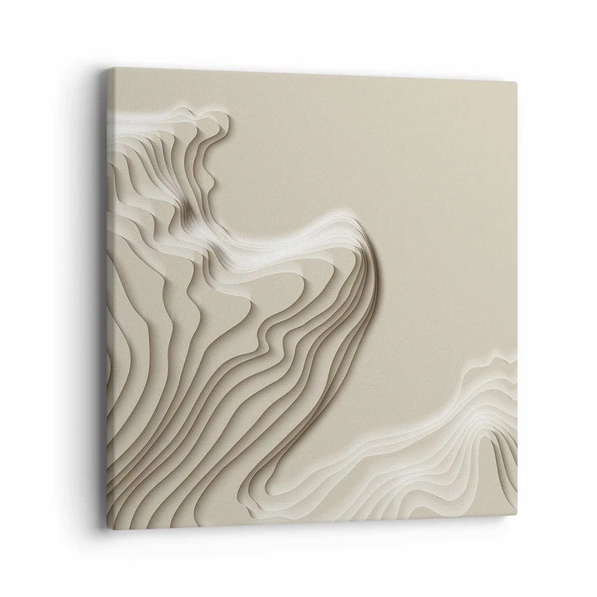 Impression sur toile - Image sur toile - Topographie artistique - 40x40 cm