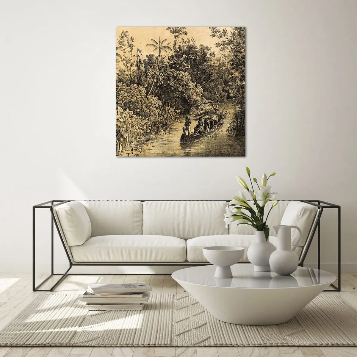 Impression sur verre - Image sur verre - Expédition à la source - 70x70 cm