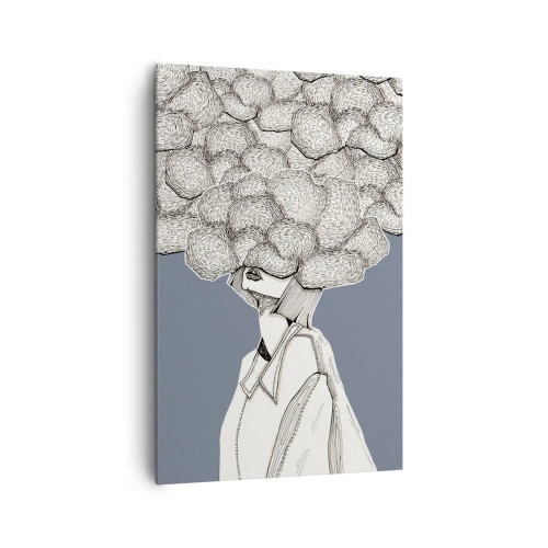 Impression sur toile - Image sur toile - La tête dans les nuages - 80x120 cm