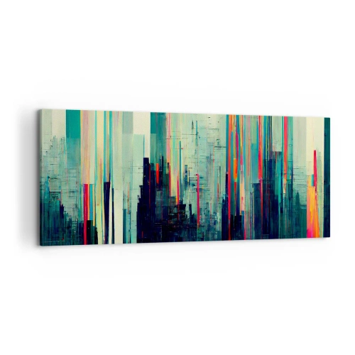 Impression sur toile - Image sur toile - Ville futuriste - 100x40 cm