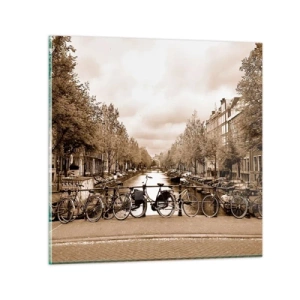 Impression sur verre - Image sur verre - Ambiance hollandaise - 40x40 cm