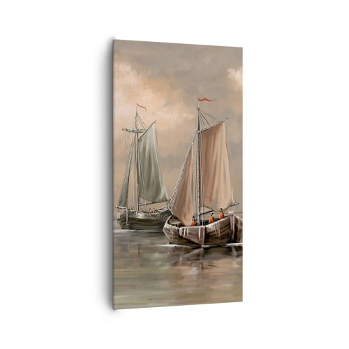Impression sur toile - Image sur toile - Le retour des marins - 65x120 cm