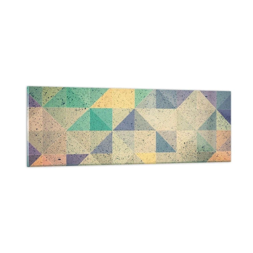 Impression sur verre - Image sur verre - République des triangles - 90x30 cm
