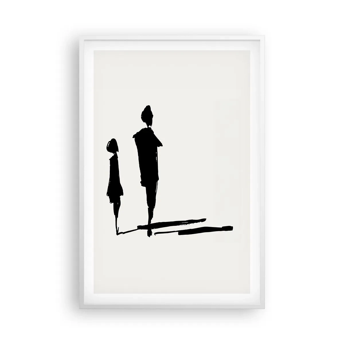 Affiche dans un cadre blanc - Poster - Êtes-vous sûr qu'ils sont ensemble ? - 61x91 cm