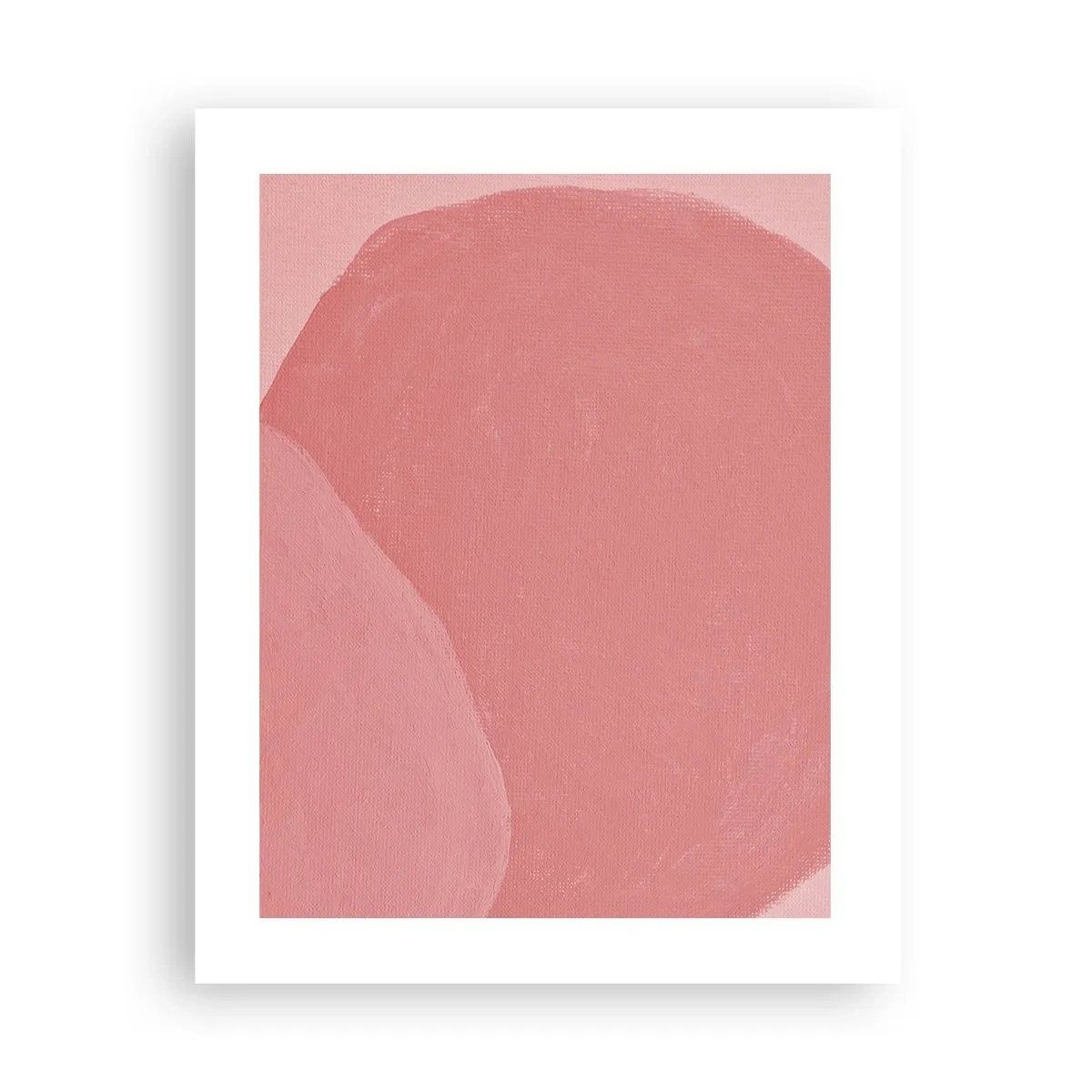 Affiche - Poster - Composition organique en rose - 40x50 cm