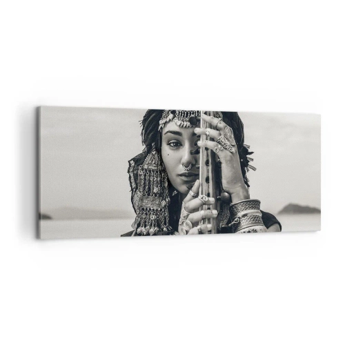 Impression sur toile - Image sur toile - Musique de l'Orient elle-même - 100x40 cm