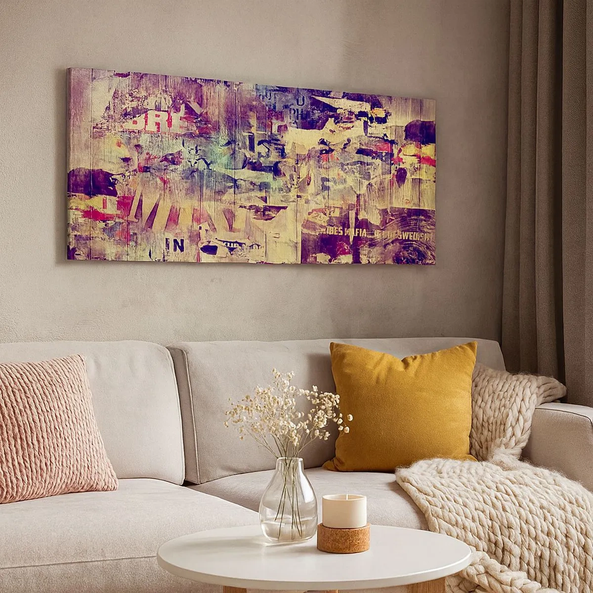 Impression sur toile - Image sur toile - Et c'est tout ce qu'il y a à faire - 100x40 cm