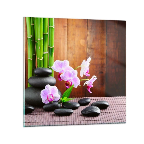 Impression sur verre - Image sur verre - Rencontrez les plaisirs de l'est - 30x30 cm