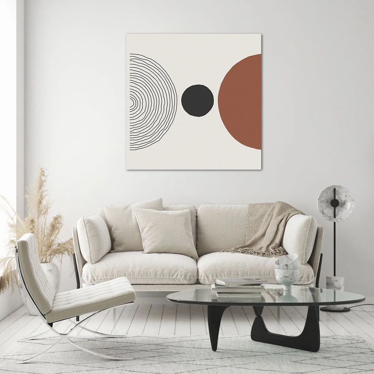 Impression sur verre - Image sur verre - Au centre de l'attention - 60x60 cm