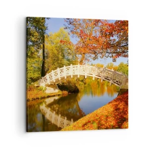 Impression sur toile - Image sur toile - Sur le pont blanc des soupirs - 60x60 cm