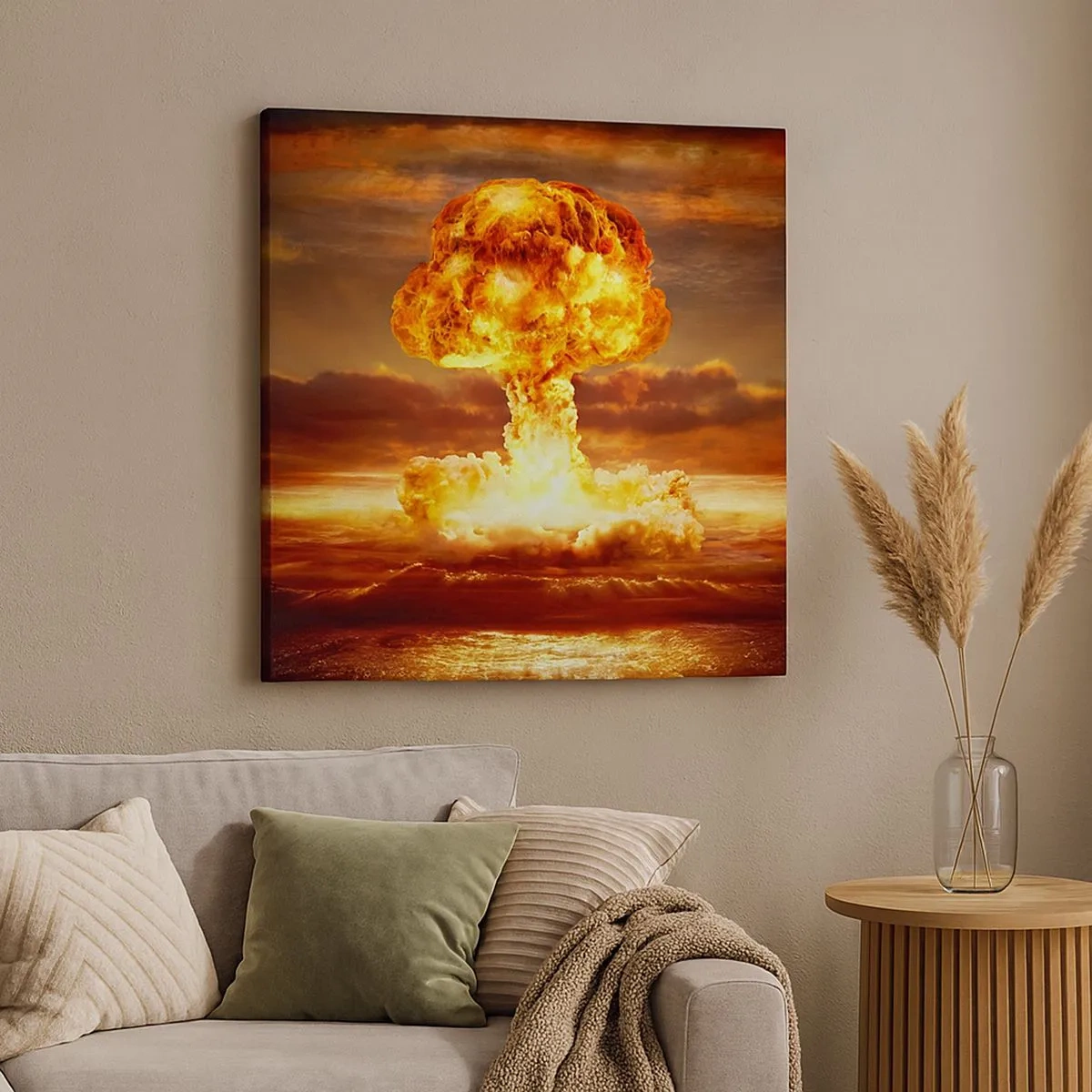 Impression sur toile - Image sur toile - Et la fin viendra - 30x30 cm