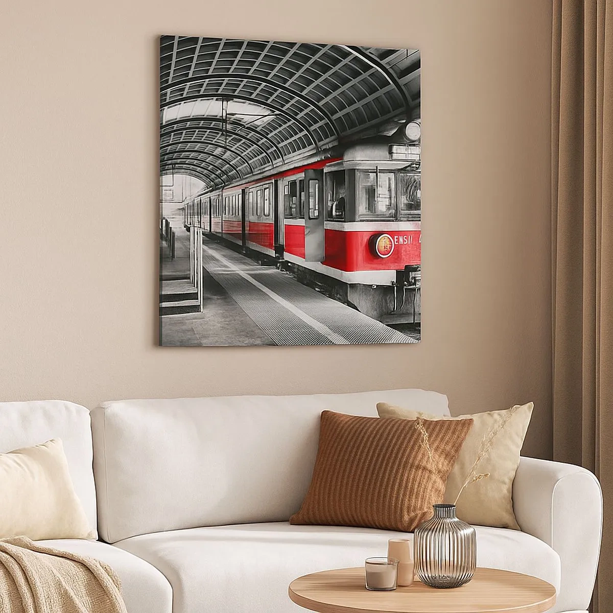 Impression sur toile - Image sur toile - C'est peut-être le voyage de votre vie ? - 30x30 cm