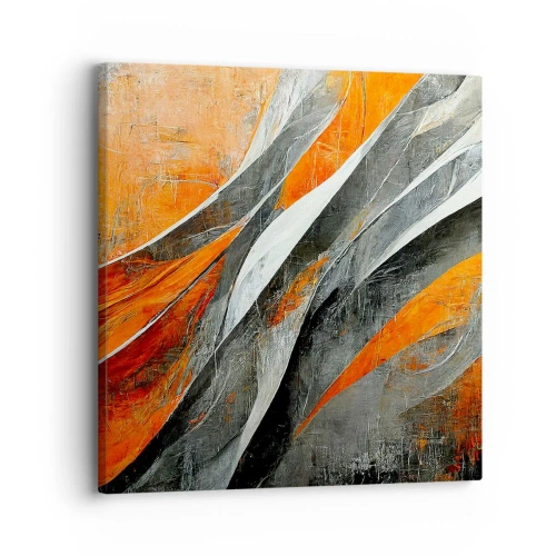 Impression sur toile - Image sur toile - Chaleur et froid - 30x30 cm