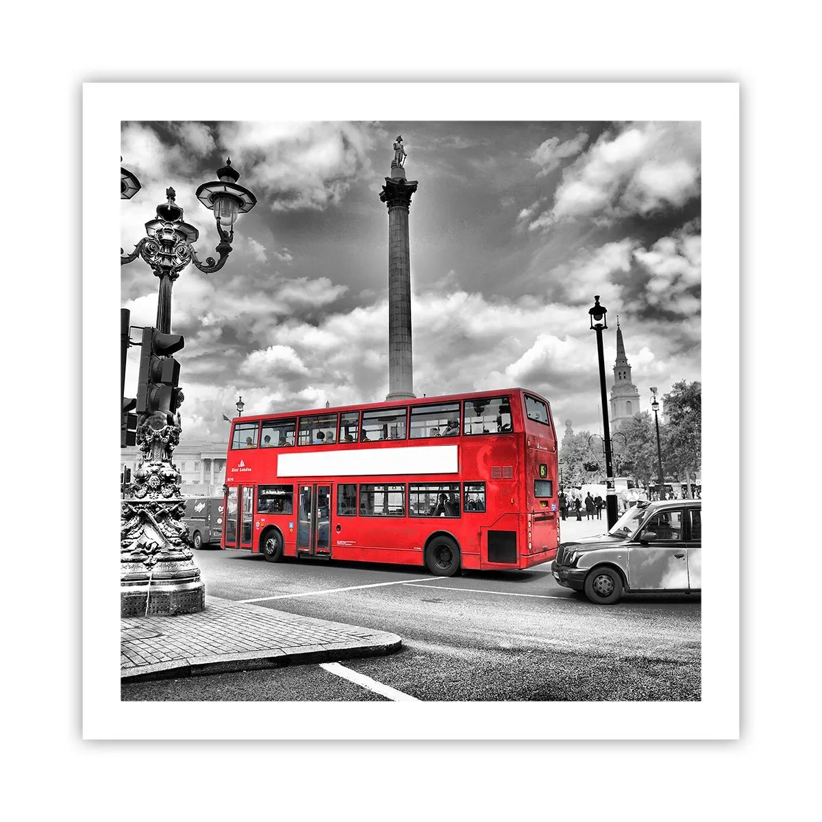 Affiche - Poster - La vraie circulation sanguine de la ville - 60x60 cm