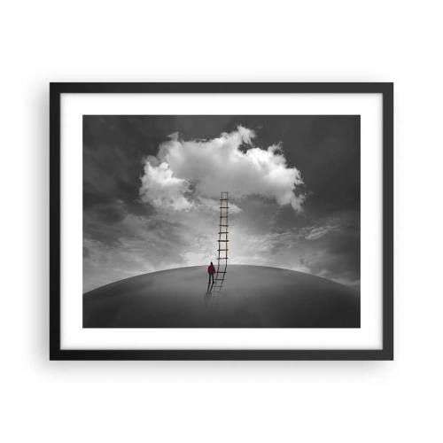 Affiche dans un cadre noir - Poster - Tout est possible - 50x40 cm