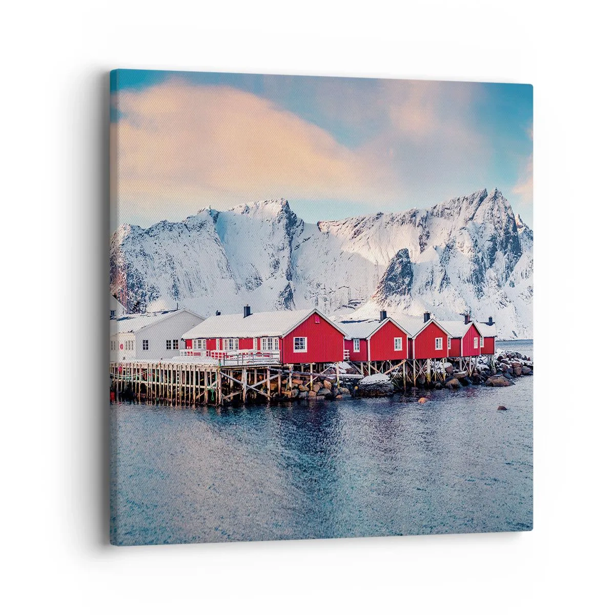 Impression sur toile - Image sur toile - Retraite dans le nord - 40x40 cm