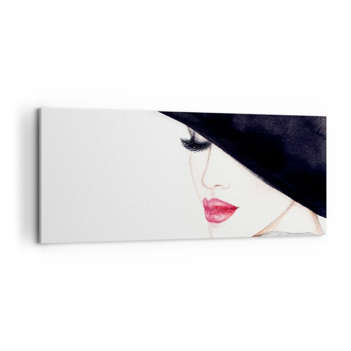 Impression sur toile - Image sur toile - Élégance et sensualité - 100x40 cm