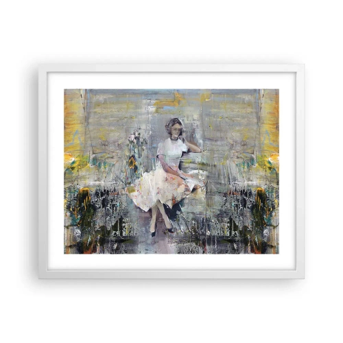 Affiche dans un cadre blanc - Poster - Classique et moderne - 50x40 cm