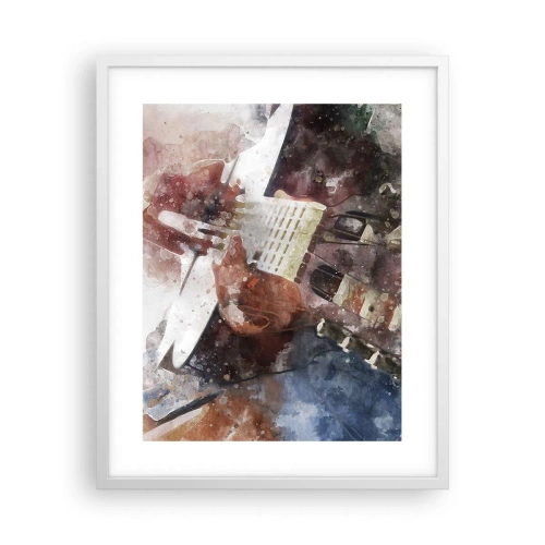 Affiche dans un cadre blanc - Poster - Et qu'en pensez-vous ? - 40x50 cm