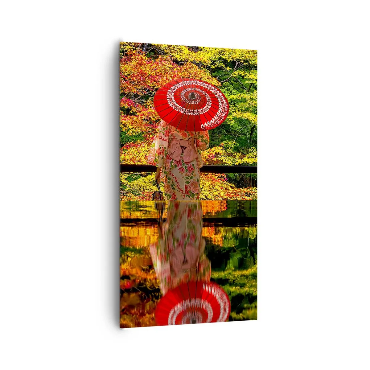Impression sur toile - Image sur toile - Dans le temple de la nature - 65x120 cm