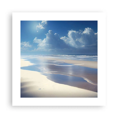 Affiche - Poster - Des vacances paradisiaques - 40x40 cm