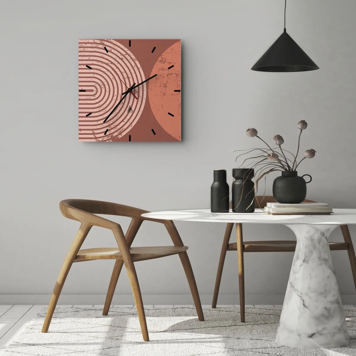Horloge murale - Pendule murale - Une relation proche - 30x30 cm