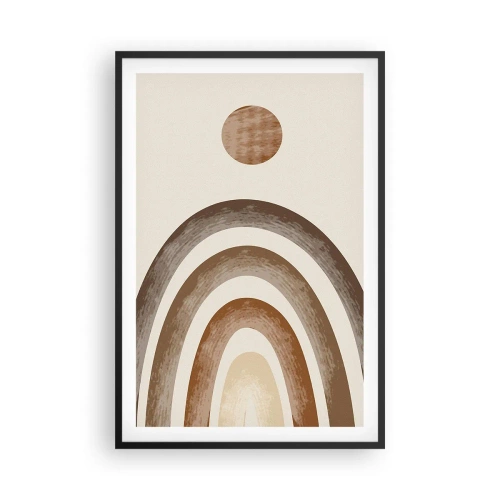 Affiche dans un cadre noir - Poster - Dans une galaxie lointaine - 61x91 cm