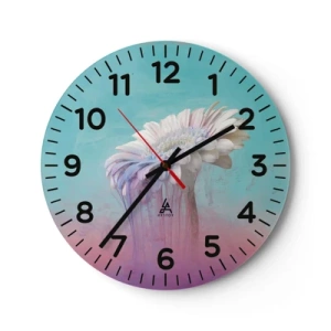 Horloge murale - Pendule murale - Le monde souterrain des fleurs - 30x30 cm